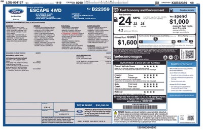 2019 Ford Escape SE