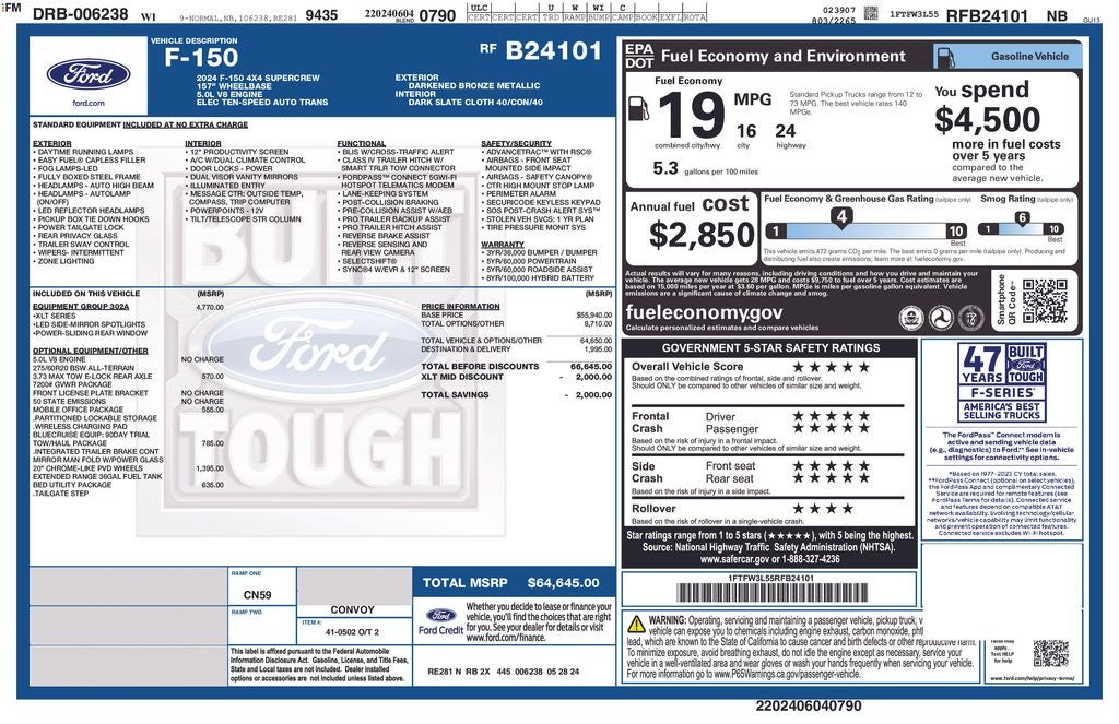 2024 Ford F-150 XLT