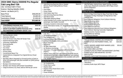 2024 GMC Sierra 2500HD Pro