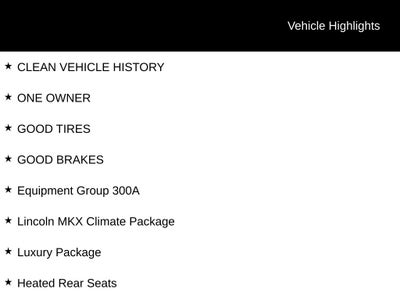 2018 Lincoln MKX Reserve