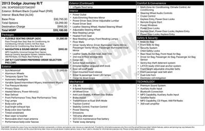 2013 Dodge Journey R/T
