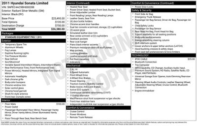 2011 Hyundai Sonata Limited